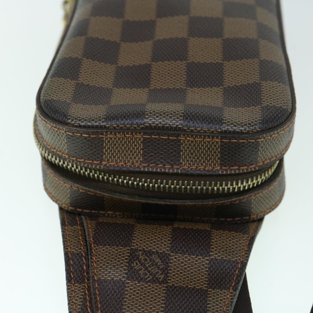 LOUIS VUITTON Damier Ebene Geronimos Shoulder Bag N51994 LV Auth 60227