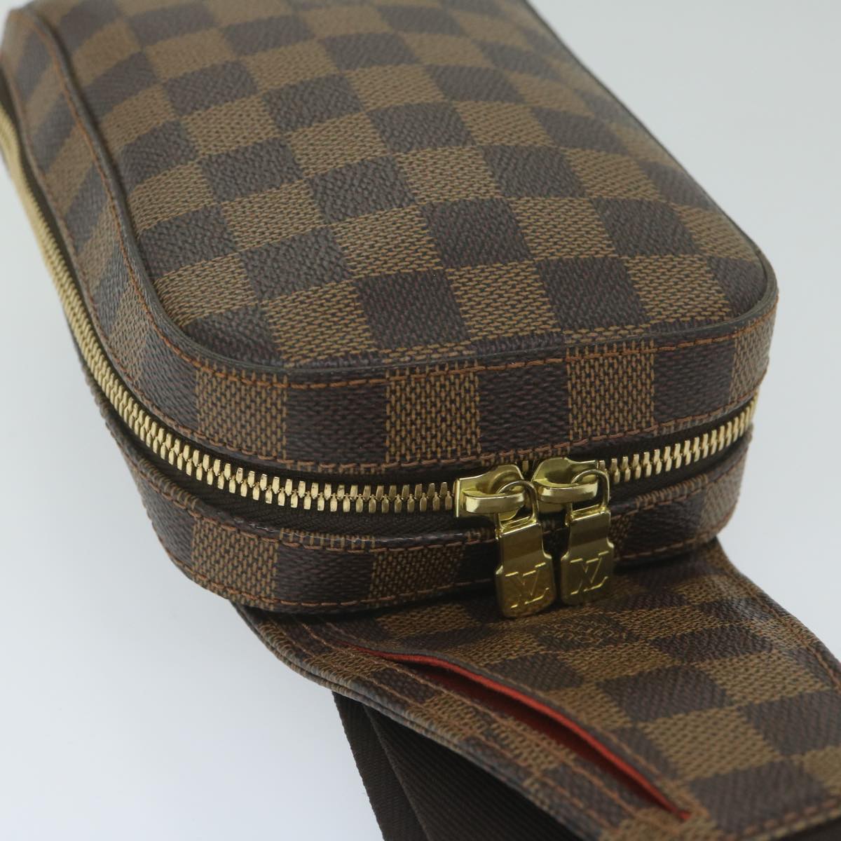 LOUIS VUITTON Damier Ebene Geronimos Shoulder Bag N51994 LV Auth 60228A