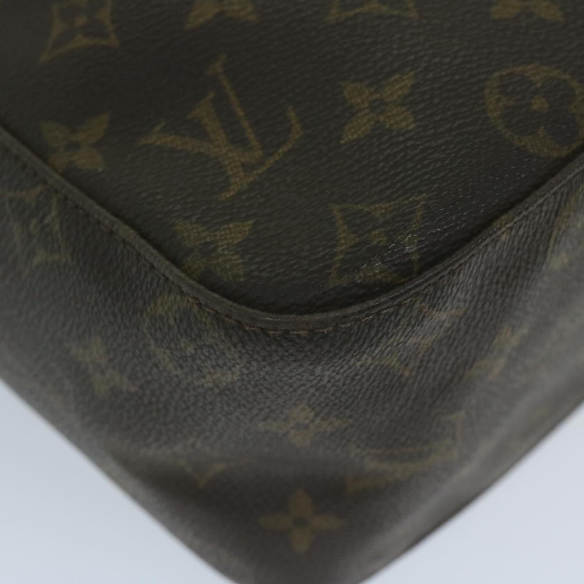 LOUIS VUITTON Monogram Looping GM Shoulder Bag M51145 LV Auth 60237