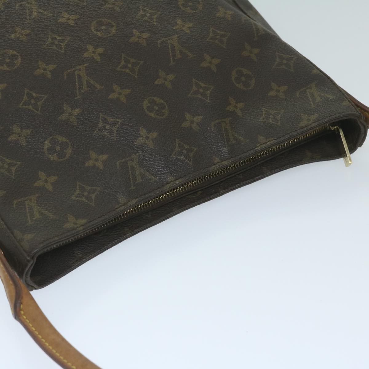 LOUIS VUITTON Monogram Looping GM Shoulder Bag M51145 LV Auth 60237