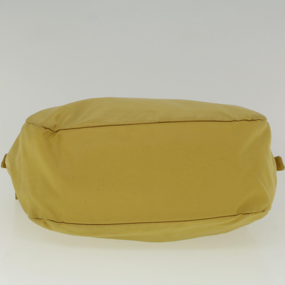 PRADA Hand Bag Nylon Yellow Auth 60250