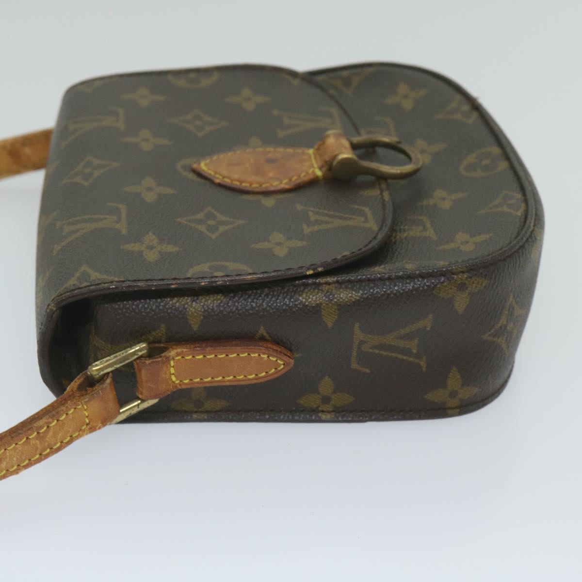 LOUIS VUITTON Monogram Saint Cloud PM Shoulder Bag M51244 LV Auth 60336