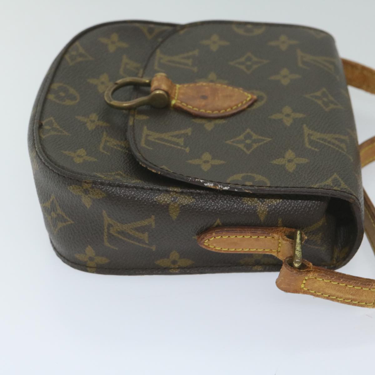 LOUIS VUITTON Monogram Saint Cloud PM Shoulder Bag M51244 LV Auth 60336