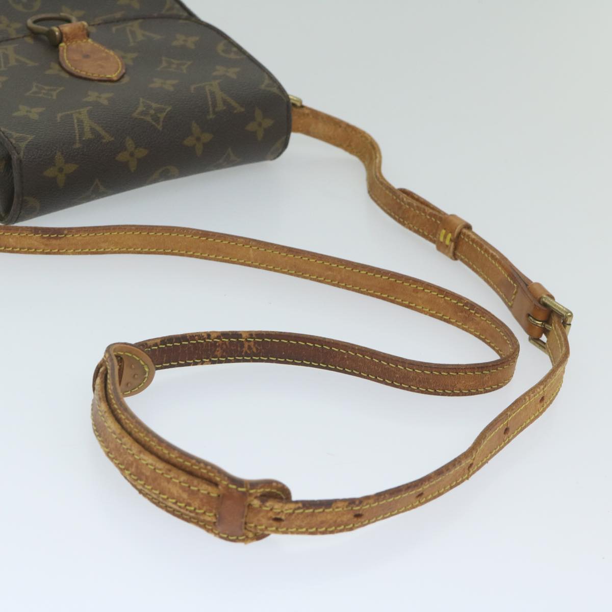 LOUIS VUITTON Monogram Saint Cloud PM Shoulder Bag M51244 LV Auth 60336