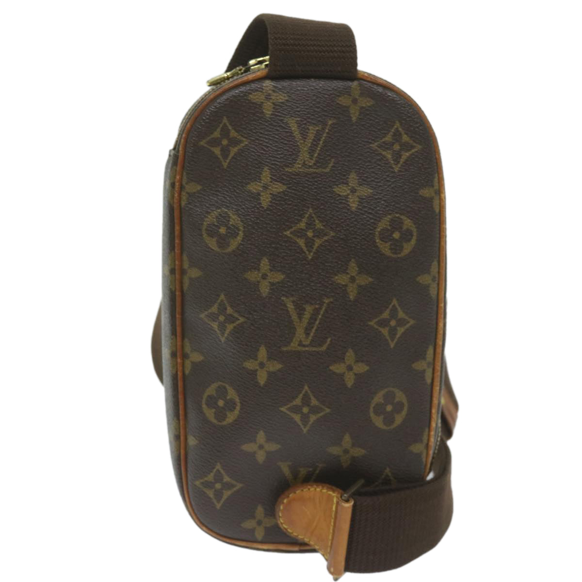 LOUIS VUITTON Monogram Pochette Gange Shoulder Bag M51870 LV Auth 60344