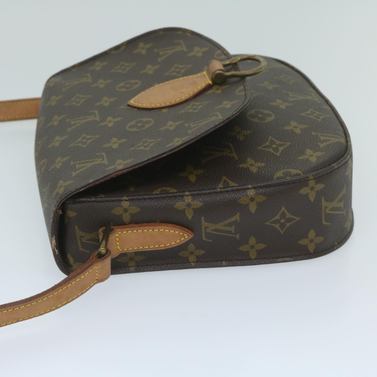 LOUIS VUITTON Monogram Saint Cloud GM Shoulder Bag M51242 LV Auth 60348