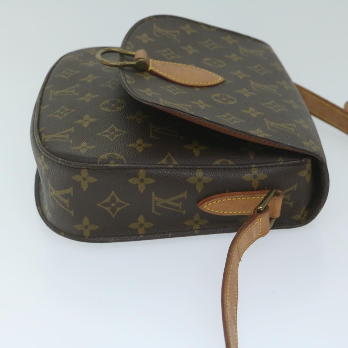 LOUIS VUITTON Monogram Saint Cloud GM Shoulder Bag M51242 LV Auth 60348