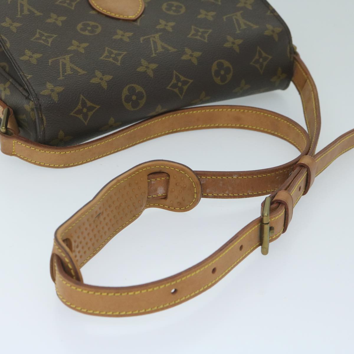 LOUIS VUITTON Monogram Saint Cloud GM Shoulder Bag M51242 LV Auth 60348