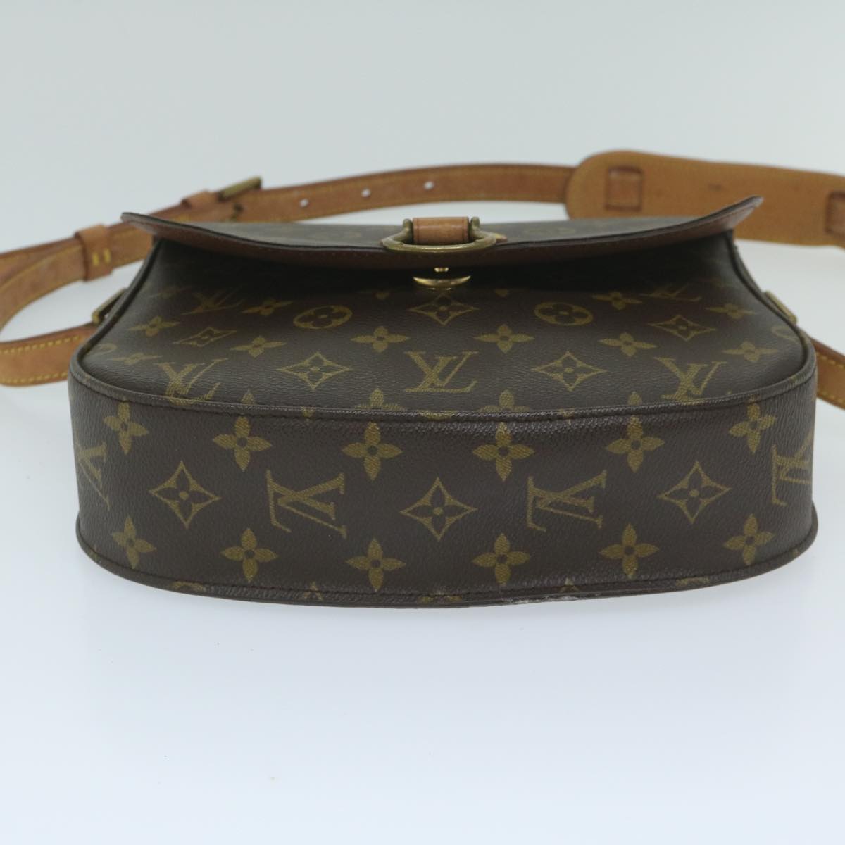 LOUIS VUITTON Monogram Saint Cloud GM Shoulder Bag M51242 LV Auth 60348