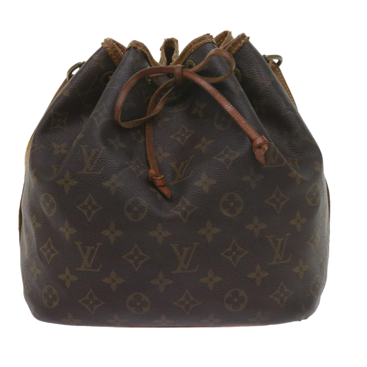 LOUIS VUITTON Monogram Petit Noe Shoulder Bag M42226 LV Auth 60365