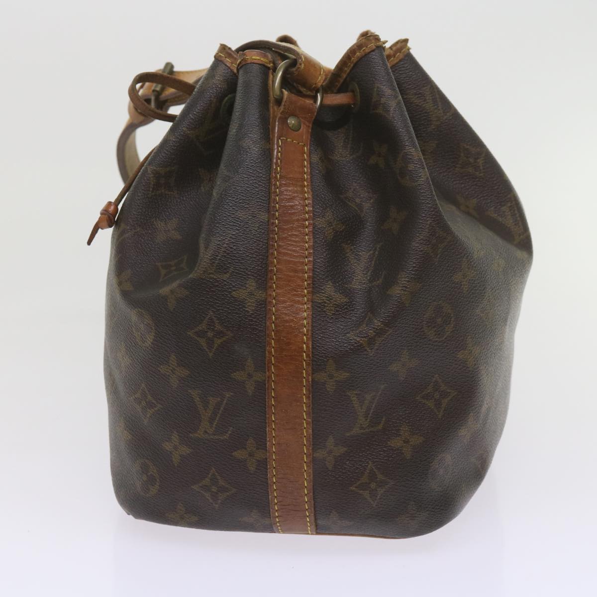 LOUIS VUITTON Monogram Petit Noe Shoulder Bag M42226 LV Auth 60365