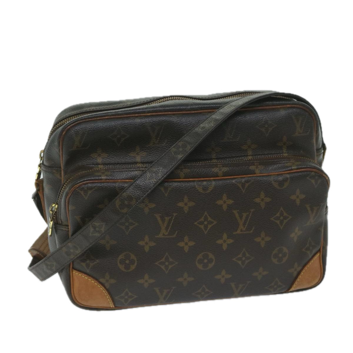 LOUIS VUITTON Monogram Nile Shoulder Bag M45244 LV Auth 60377