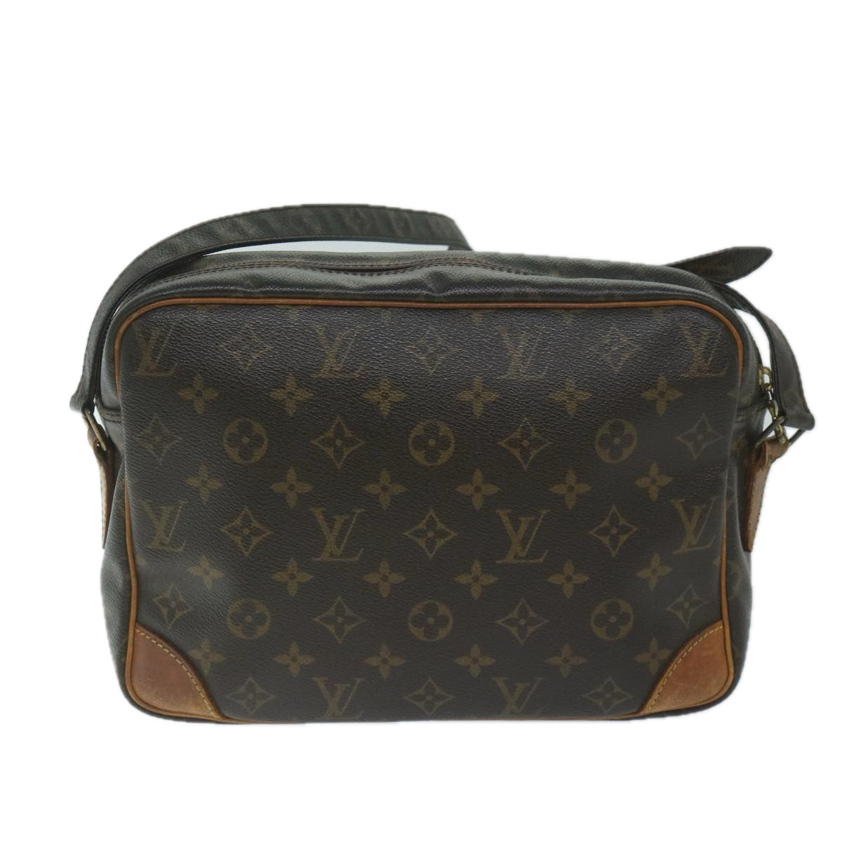 LOUIS VUITTON Monogram Nile Shoulder Bag M45244 LV Auth 60377