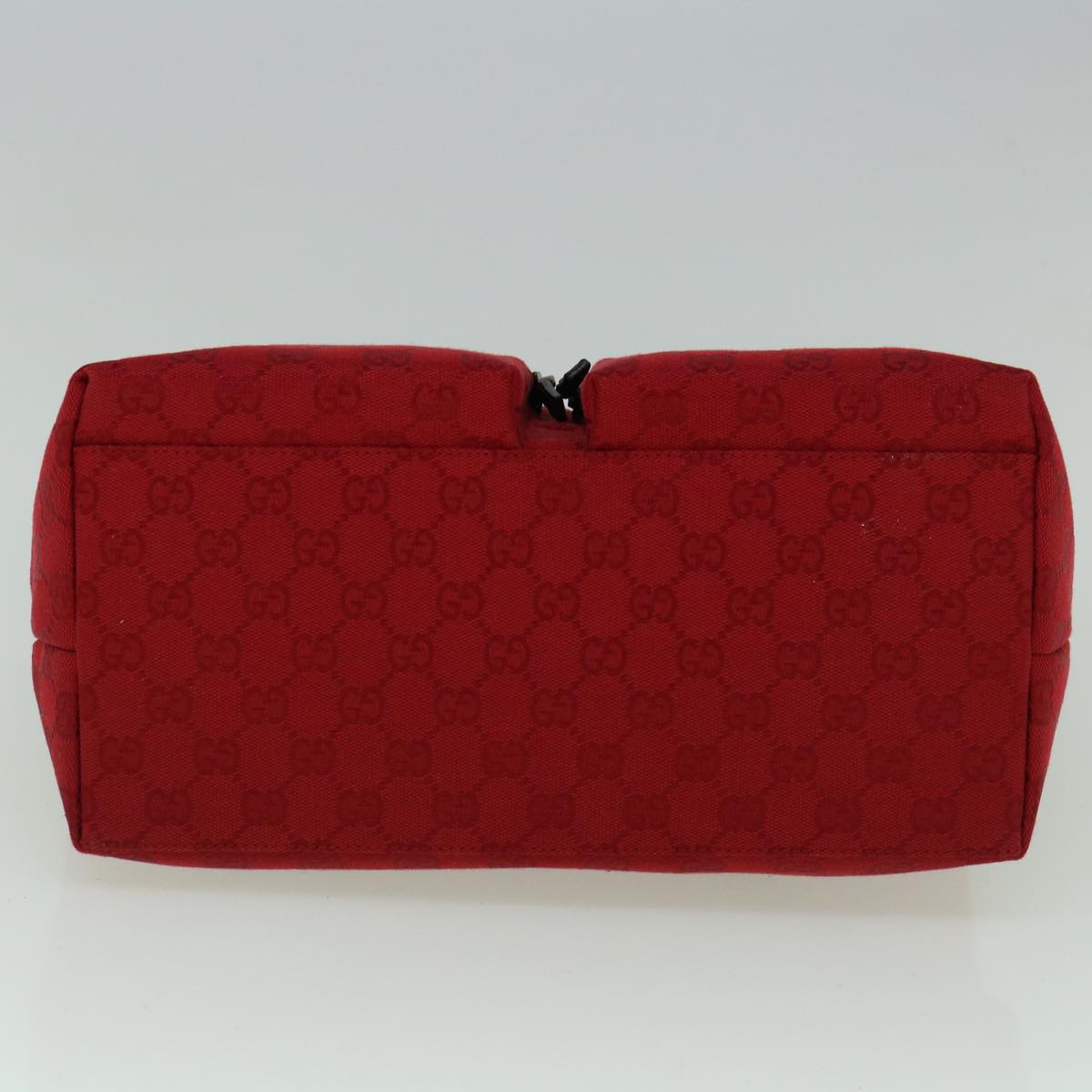 GUCCI GG Canvas Shoulder Bag Red 001 3380 002058 Auth 60384