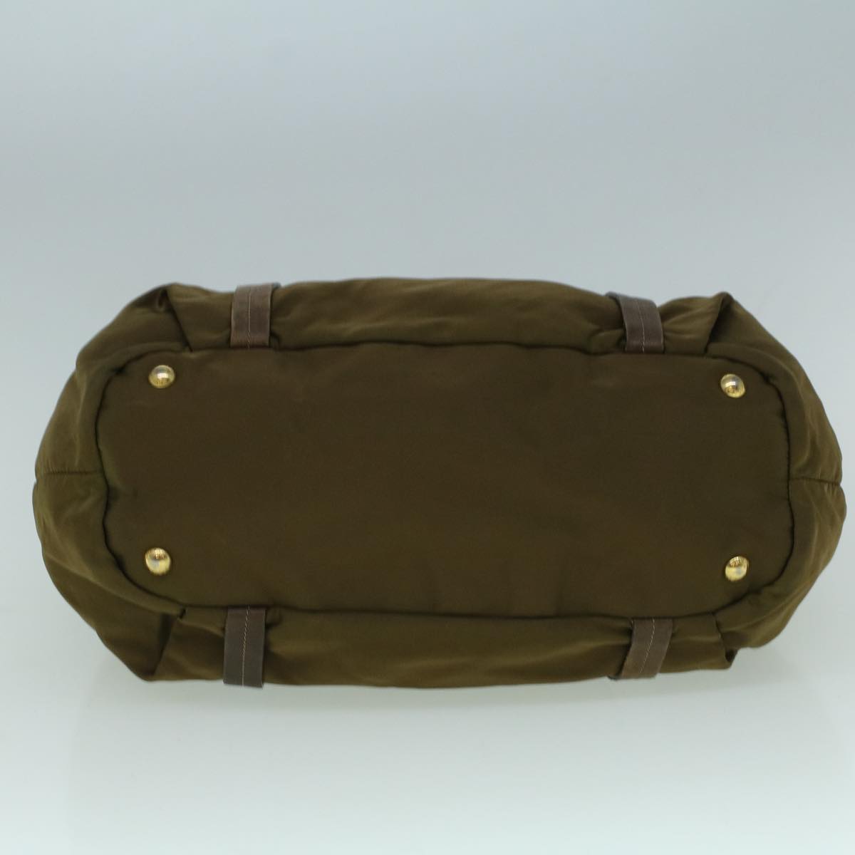PRADA Tote Bag Nylon 2way Brown Auth 60399