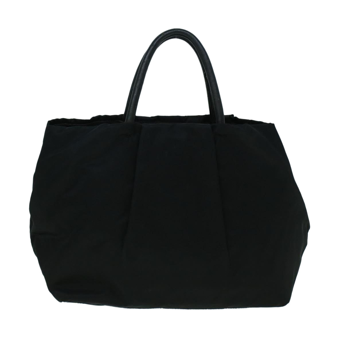 PRADA Hand Bag Nylon Black Auth 60402 - 0
