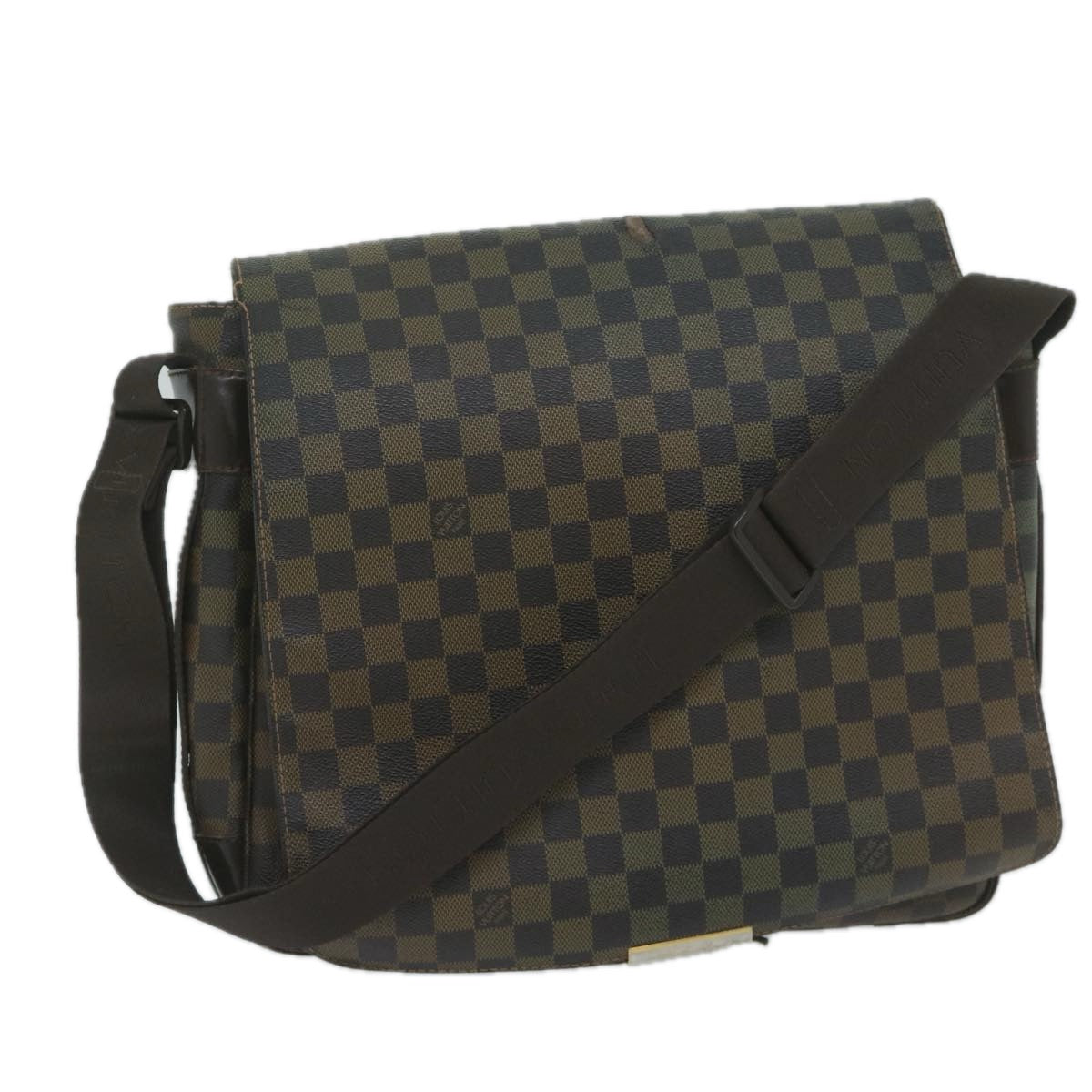 LOUIS VUITTON Damier Ebene Bastille Shoulder Bag N45258 LV Auth 60408