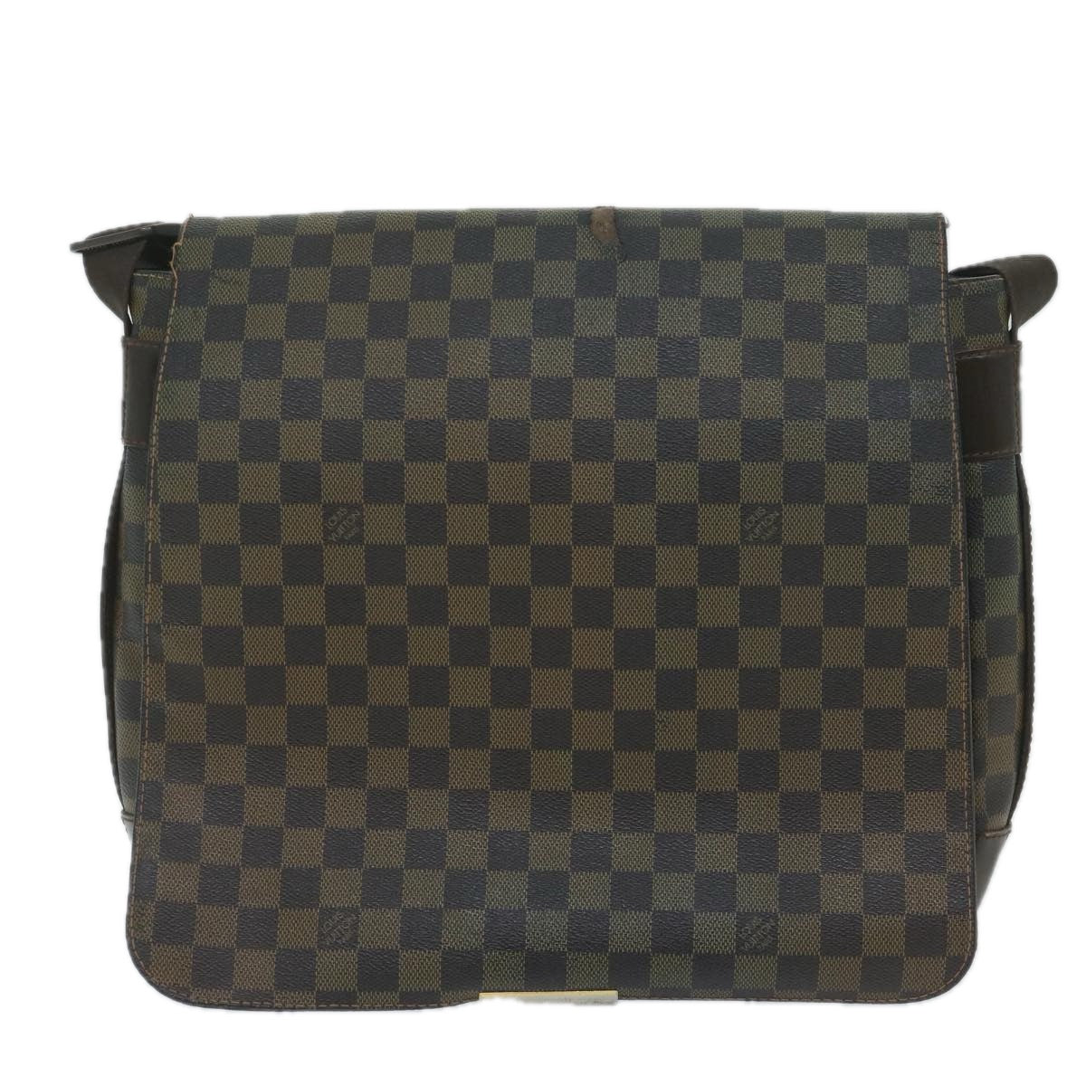 LOUIS VUITTON Damier Ebene Bastille Shoulder Bag N45258 LV Auth 60408