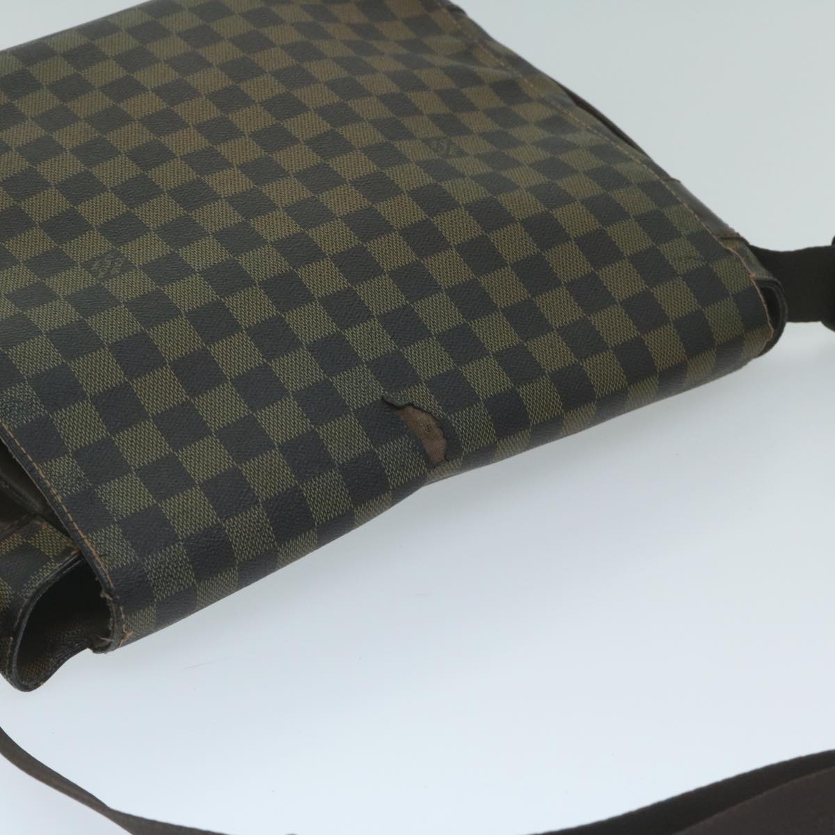 LOUIS VUITTON Damier Ebene Bastille Shoulder Bag N45258 LV Auth 60408