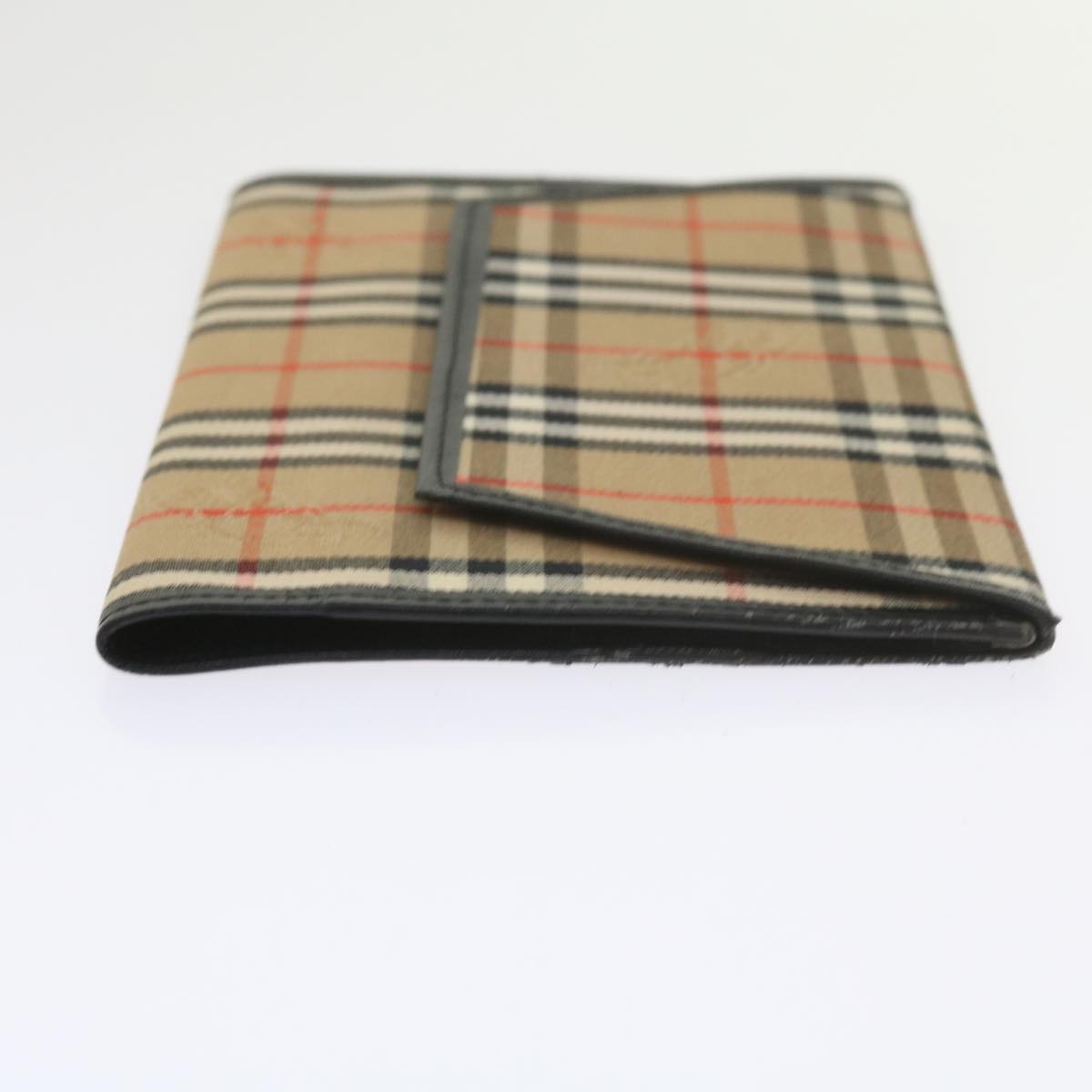 BURBERRY Nova Check Day Planner Cover Nylon Beige Auth 60443