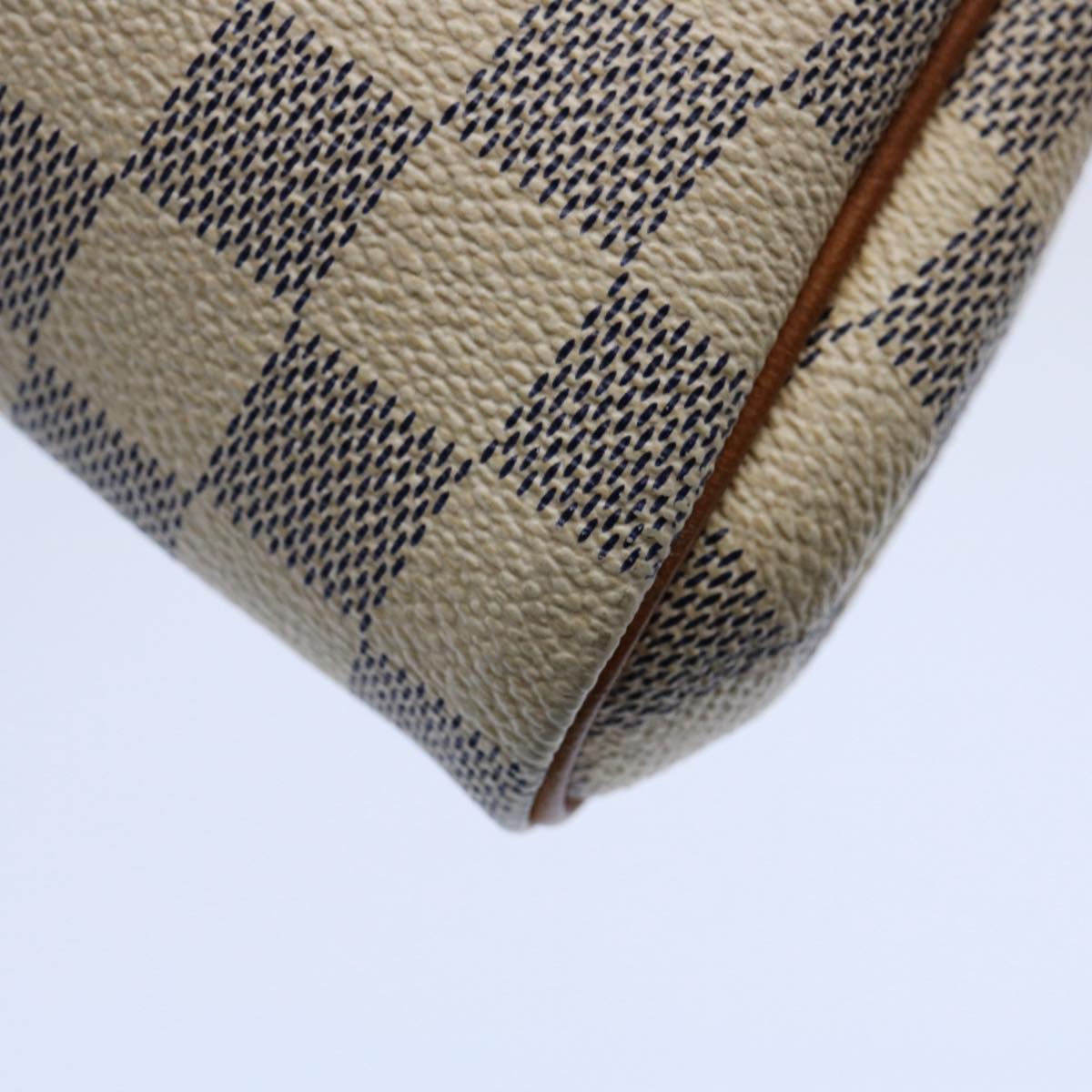 LOUIS VUITTON Damier Azur Eva Shoulder Bag 2way N55214 LV Auth 60463