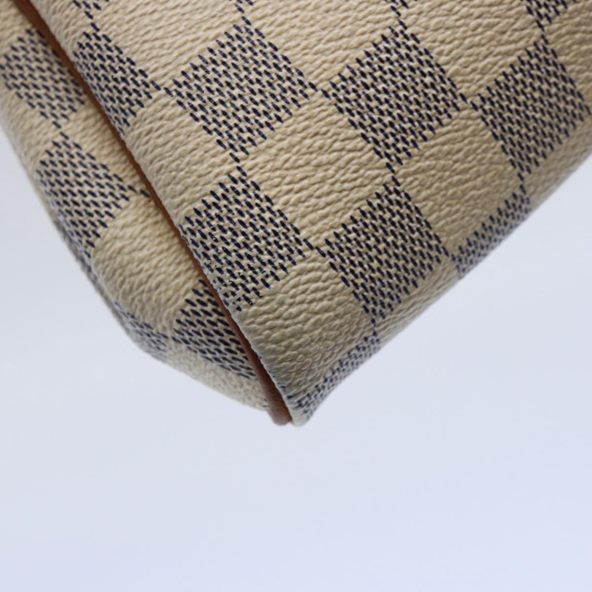 LOUIS VUITTON Damier Azur Eva Shoulder Bag 2way N55214 LV Auth 60463