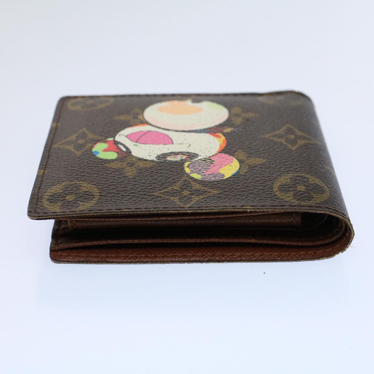 LOUIS VUITTON Monogram Panda Portefeuille Marco Wallet M61666 LV Auth 60478