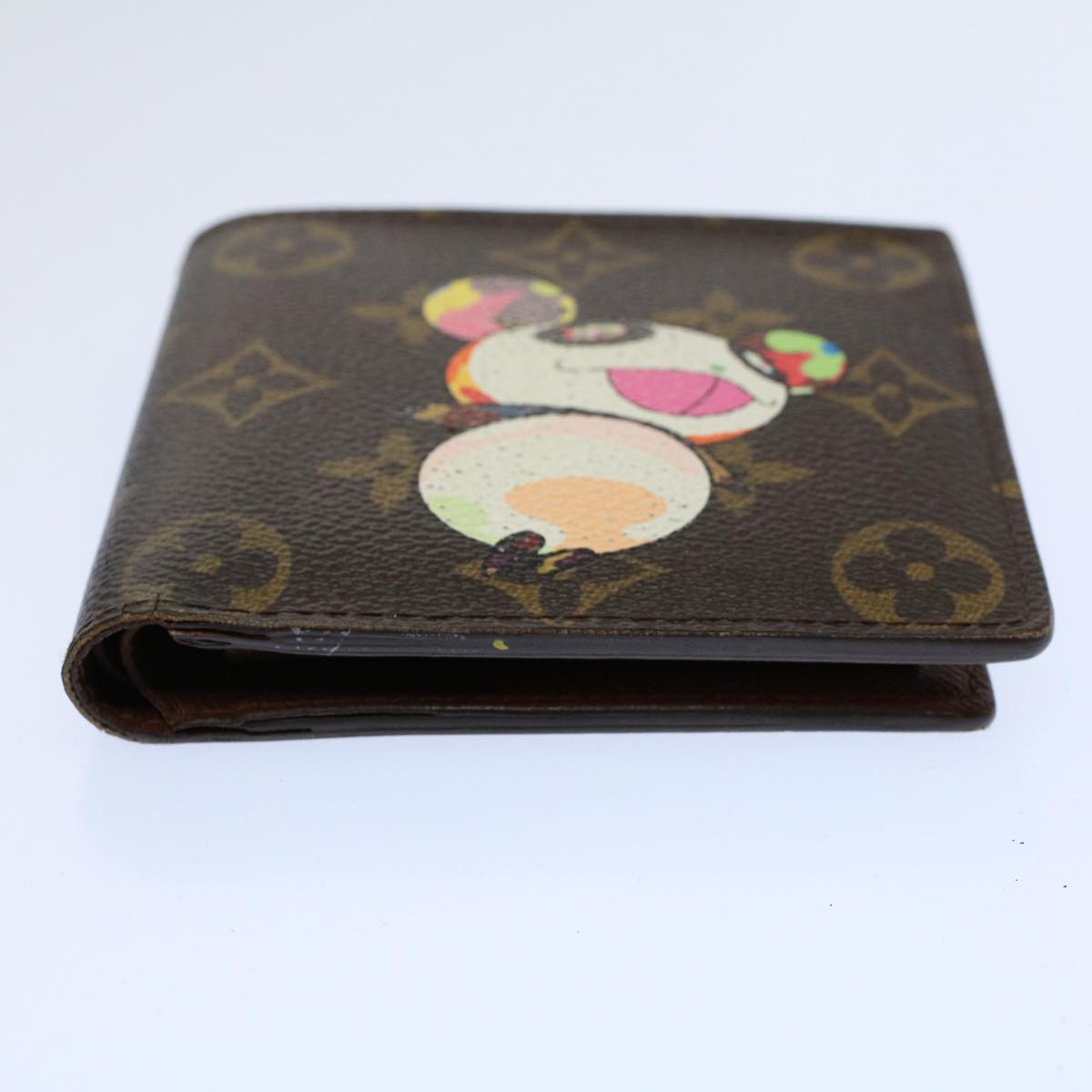 LOUIS VUITTON Monogram Panda Portefeuille Marco Wallet M61666 LV Auth 60478