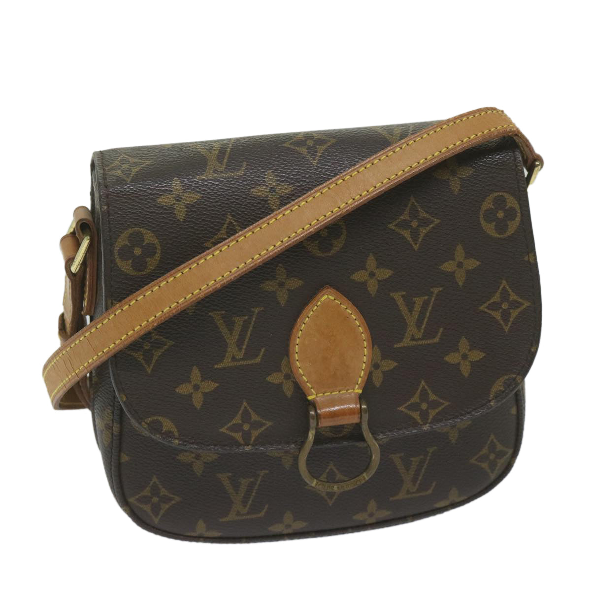 LOUIS VUITTON Monogram Saint Cloud MM Shoulder Bag M51243 LV Auth 60482