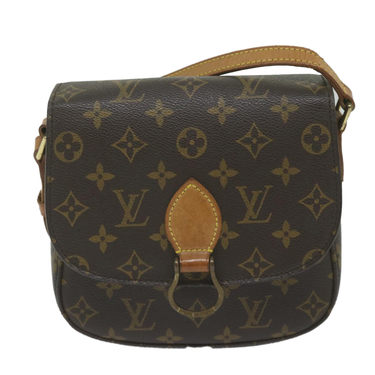 LOUIS VUITTON Monogram Saint Cloud MM Shoulder Bag M51243 LV Auth 60482