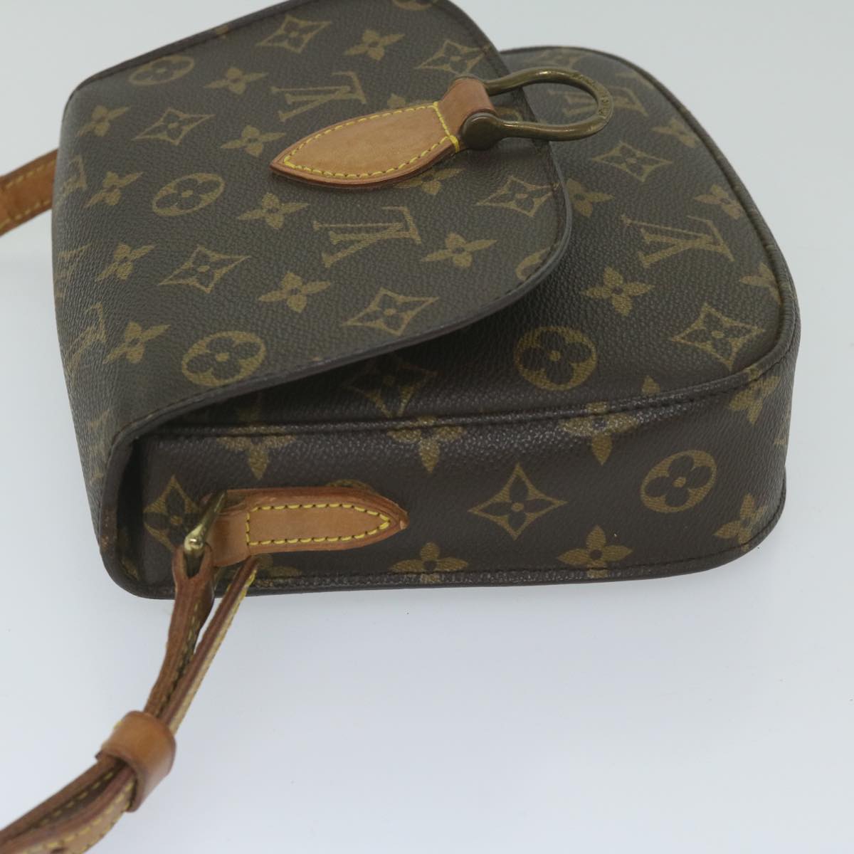 LOUIS VUITTON Monogram Saint Cloud MM Shoulder Bag M51243 LV Auth 60482