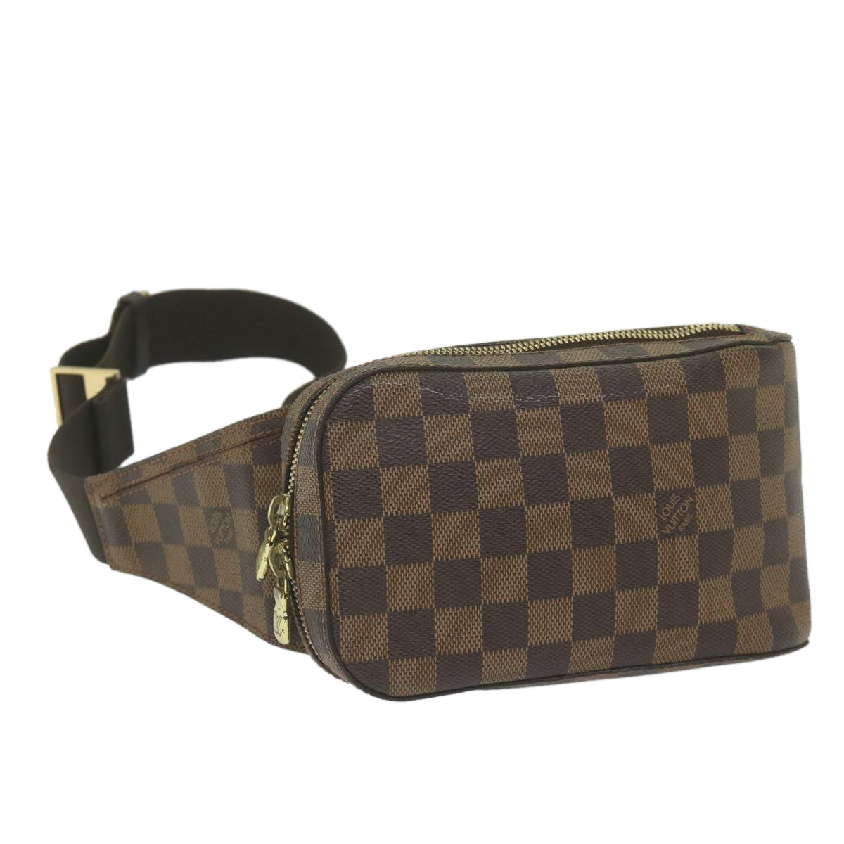 LOUIS VUITTON Damier Ebene Geronimos Shoulder Bag N51994 LV Auth 60490