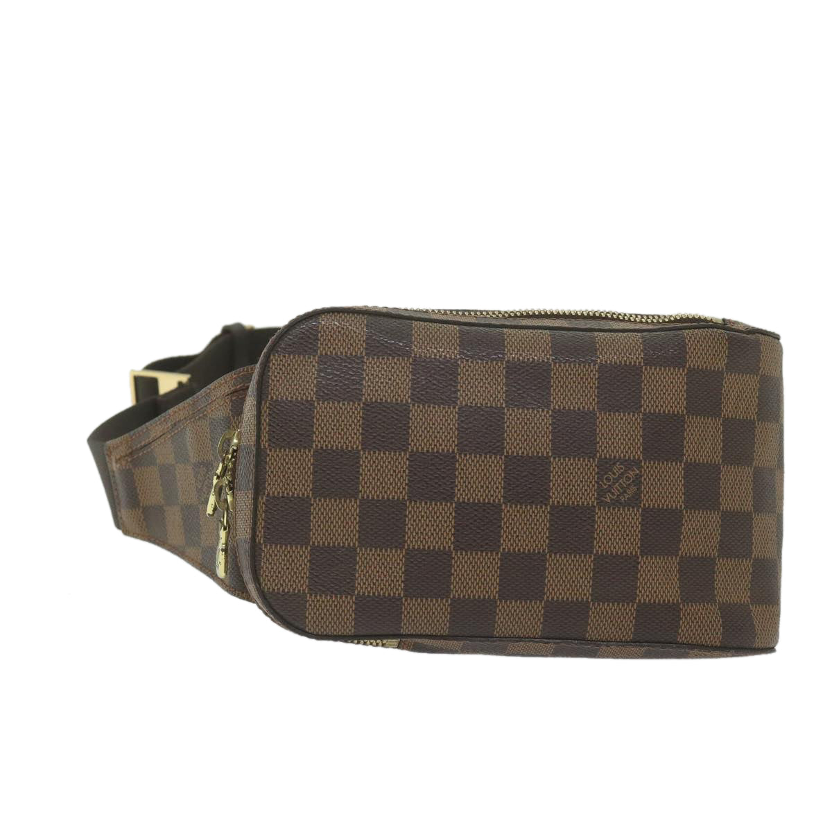 LOUIS VUITTON Damier Ebene Geronimos Shoulder Bag N51994 LV Auth 60490