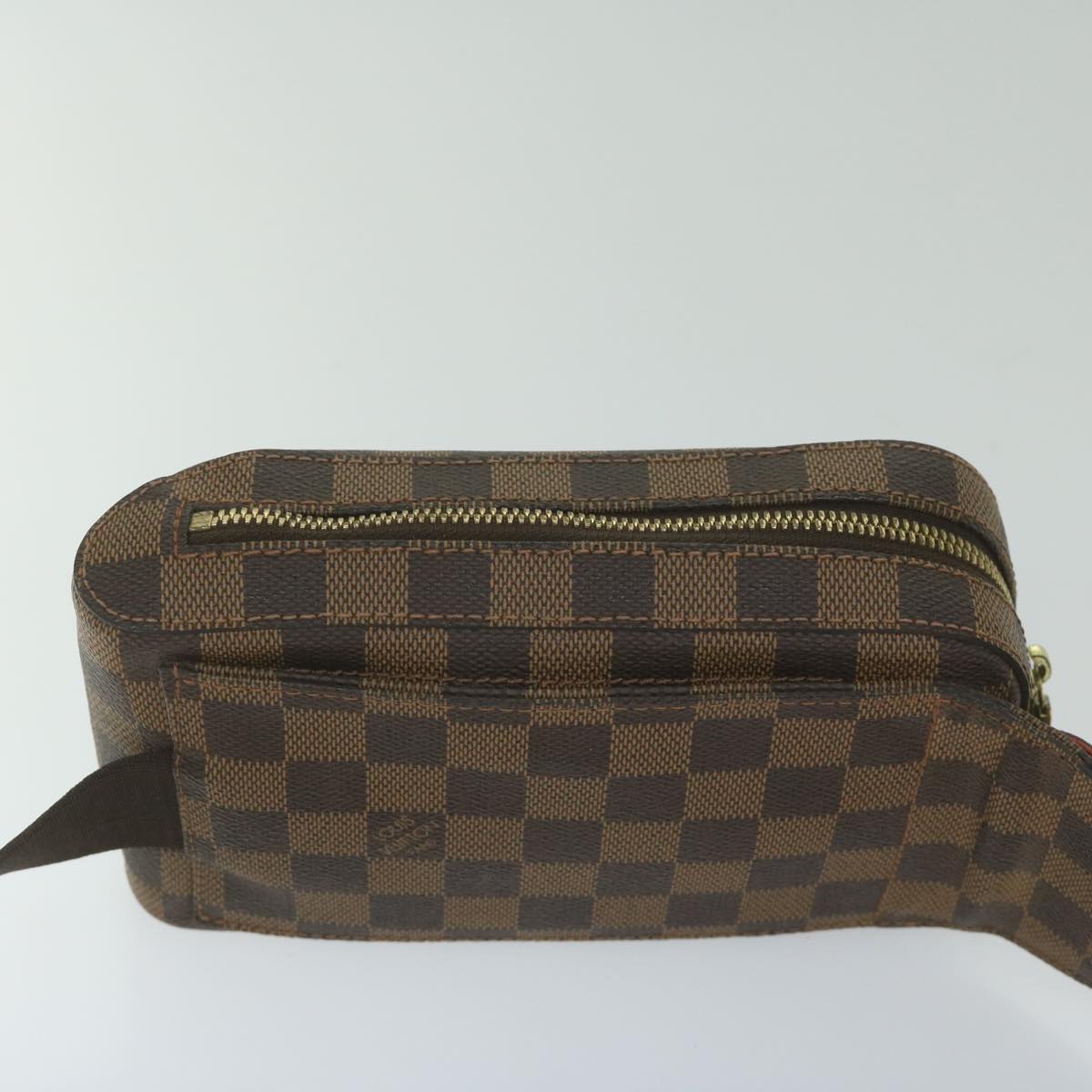 LOUIS VUITTON Damier Ebene Geronimos Shoulder Bag N51994 LV Auth 60490