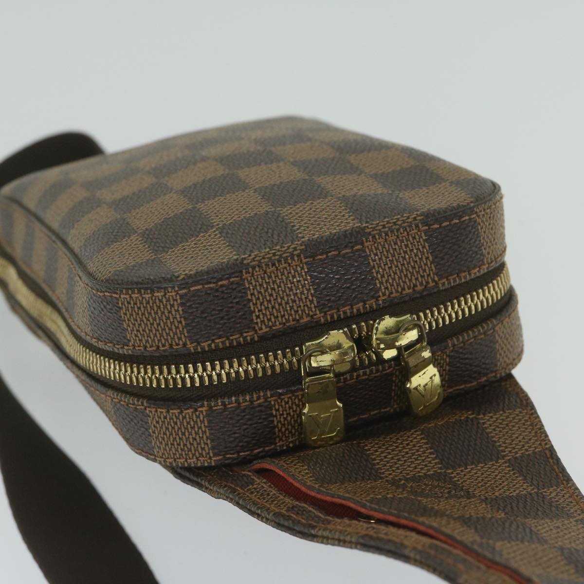 LOUIS VUITTON Damier Ebene Geronimos Shoulder Bag N51994 LV Auth 60490