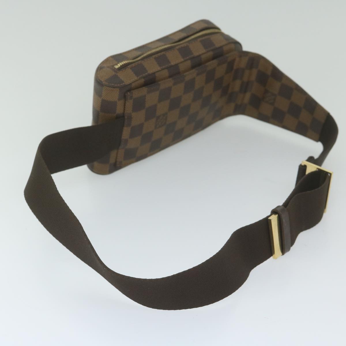 LOUIS VUITTON Damier Ebene Geronimos Shoulder Bag N51994 LV Auth 60490