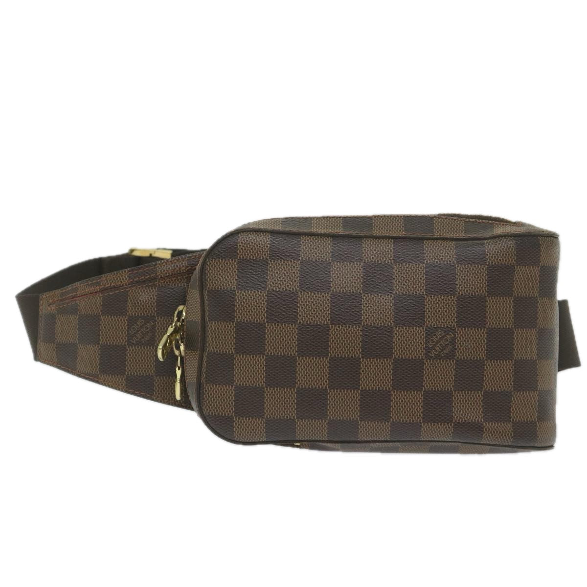 LOUIS VUITTON Damier Ebene Geronimos Shoulder Bag N51994 LV Auth 60491