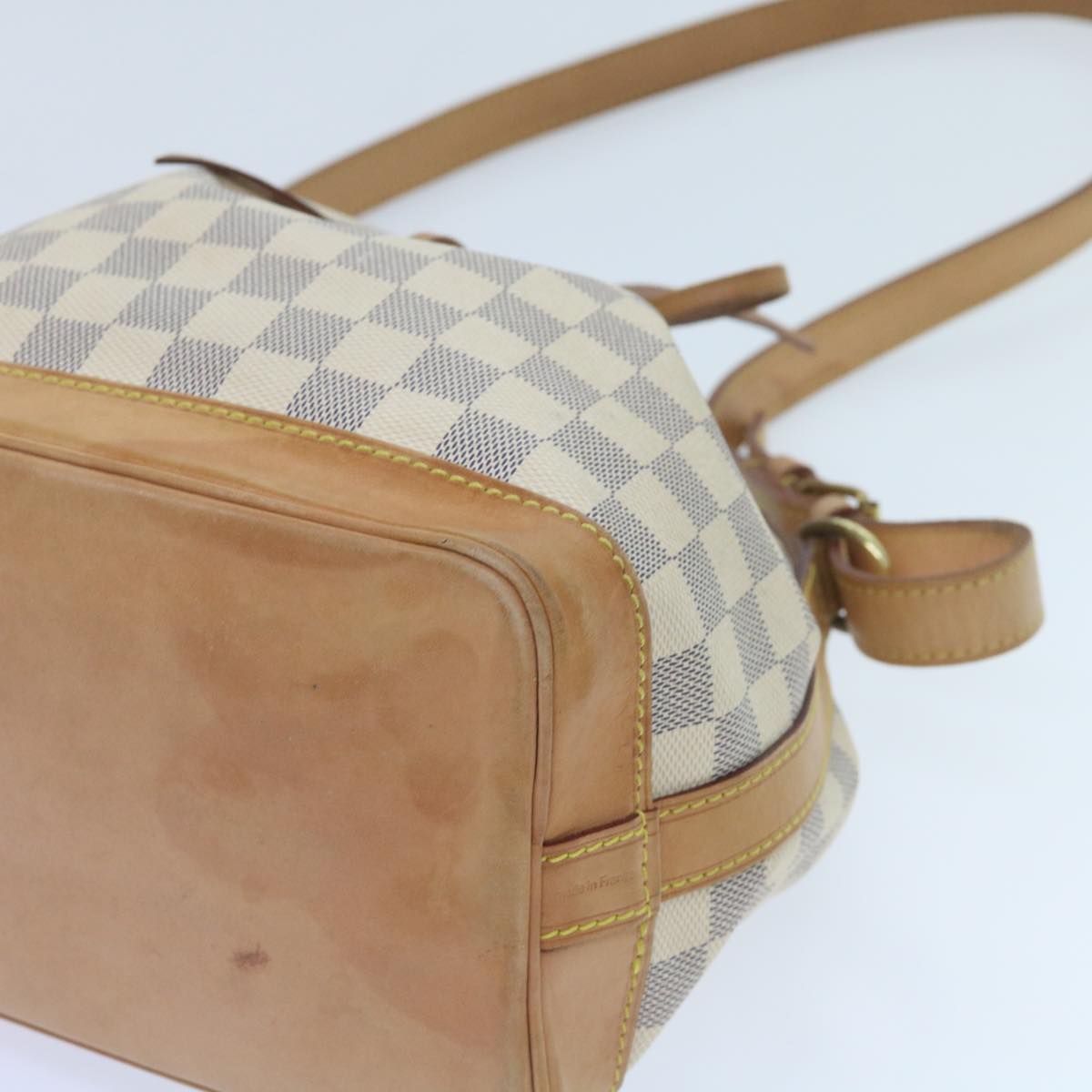 LOUIS VUITTON Damier Azur Noe BB Shoulder Bag N41220 LV Auth 60506A