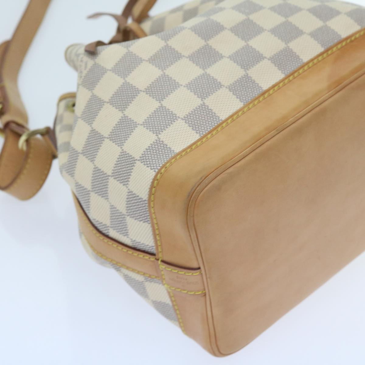 LOUIS VUITTON Damier Azur Noe BB Shoulder Bag N41220 LV Auth 60506A