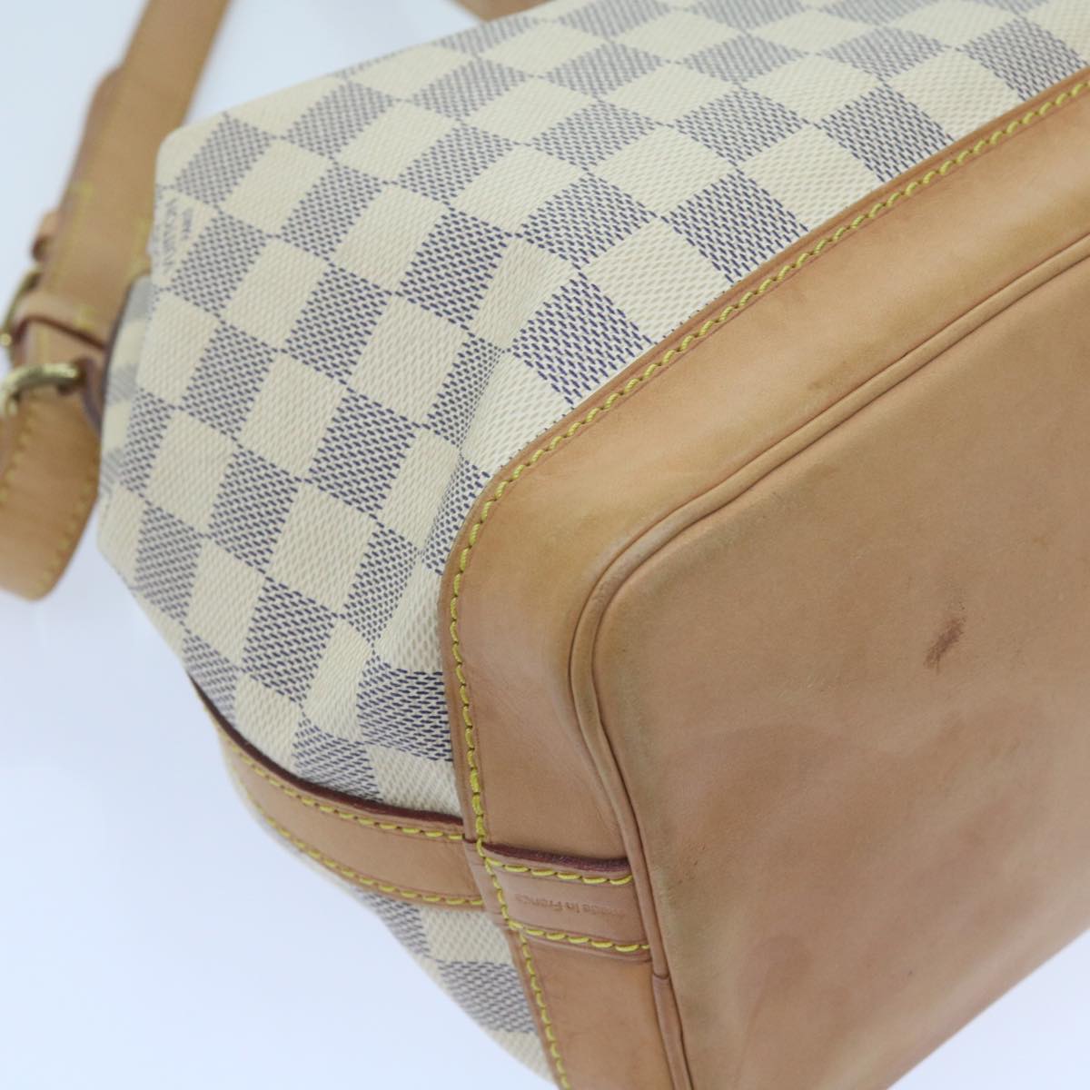 LOUIS VUITTON Damier Azur Noe BB Shoulder Bag N41220 LV Auth 60506A