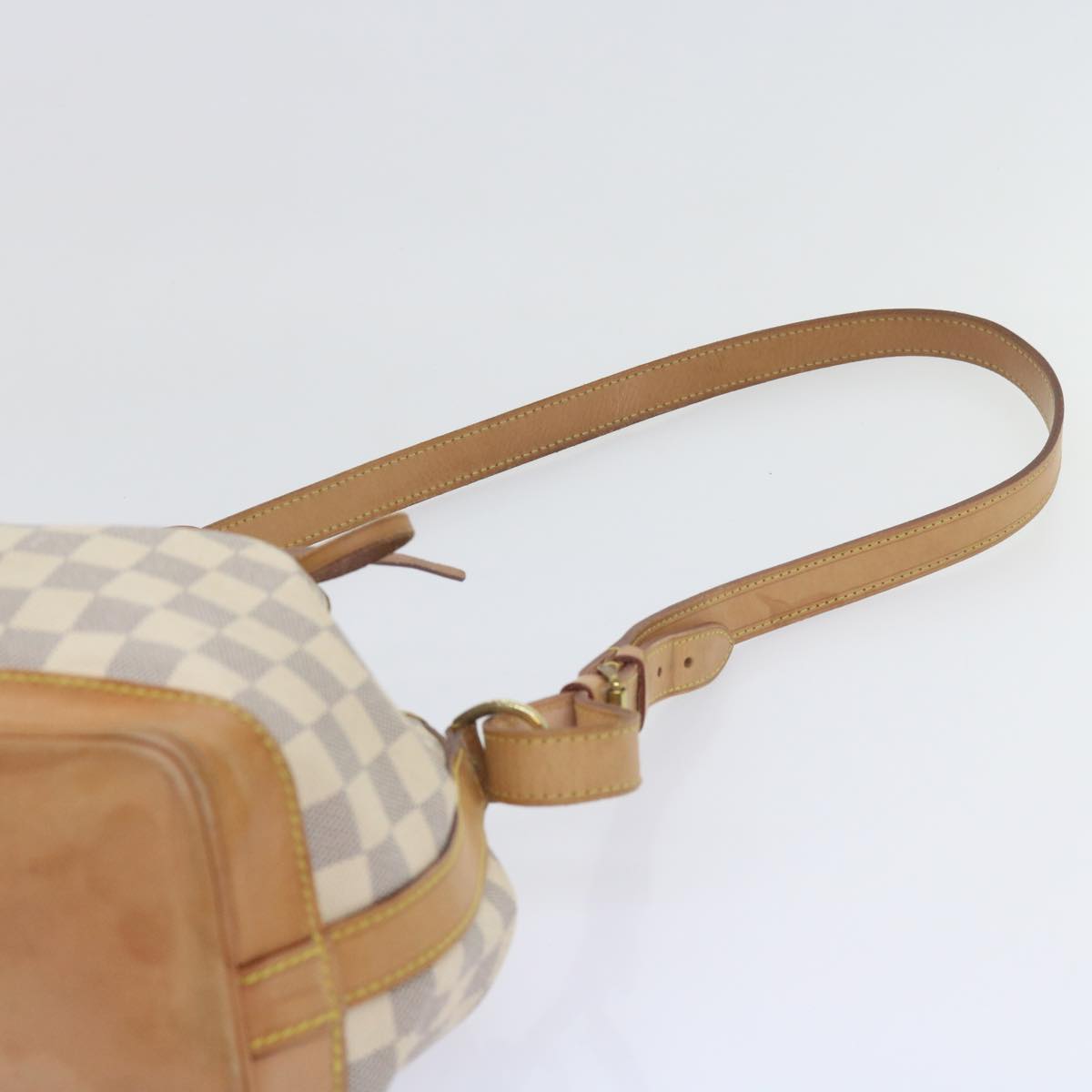 LOUIS VUITTON Damier Azur Noe BB Shoulder Bag N41220 LV Auth 60506A