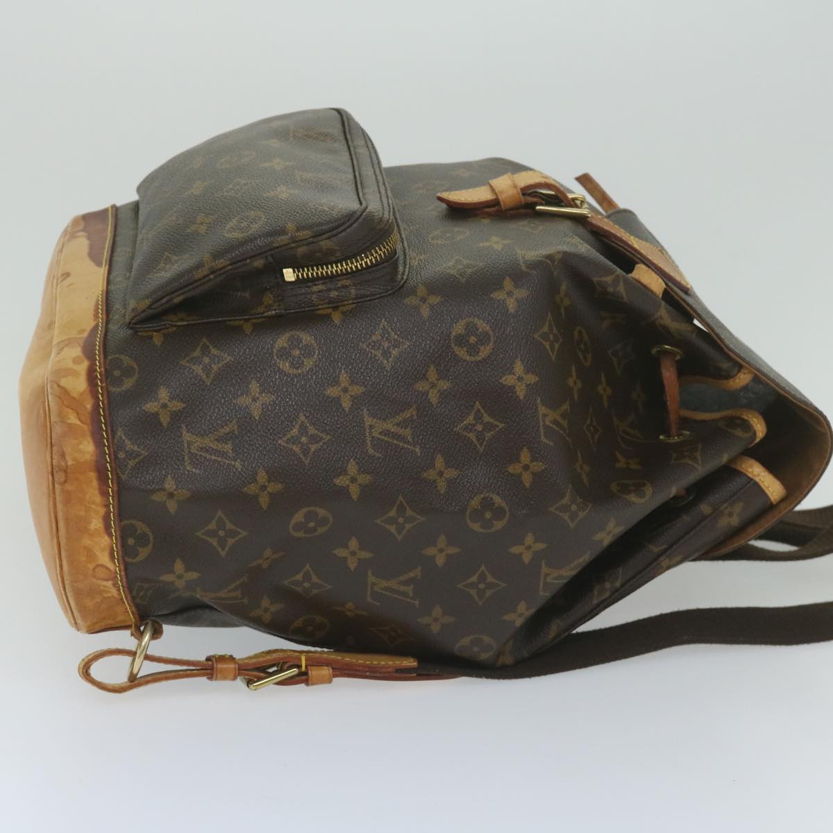 LOUIS VUITTON Monogram Montsouris GM Backpack M51135 LV Auth 60510