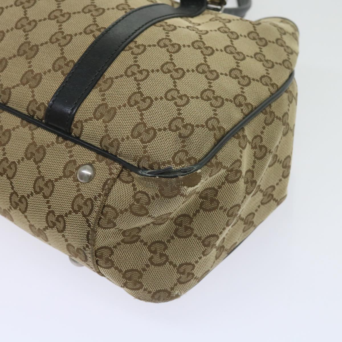 GUCCI GG Canvas Tote Bag Beige 232957 Auth 60522