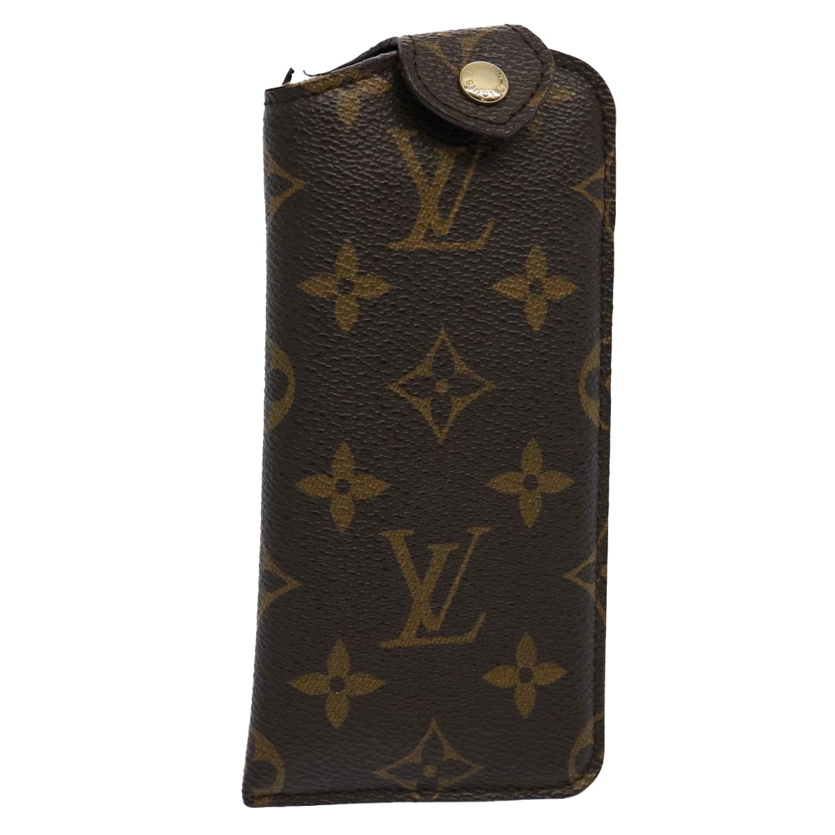 LOUIS VUITTON Monogram Etui Lunette PM Glasses Case M66545 LV Auth 60608