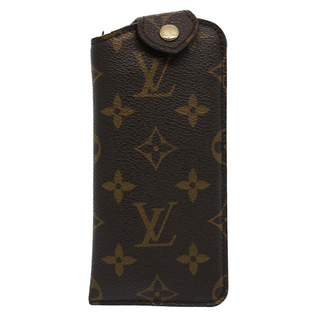 LOUIS VUITTON Monogram Etui Lunette PM Glasses Case M66545 LV Auth 60608