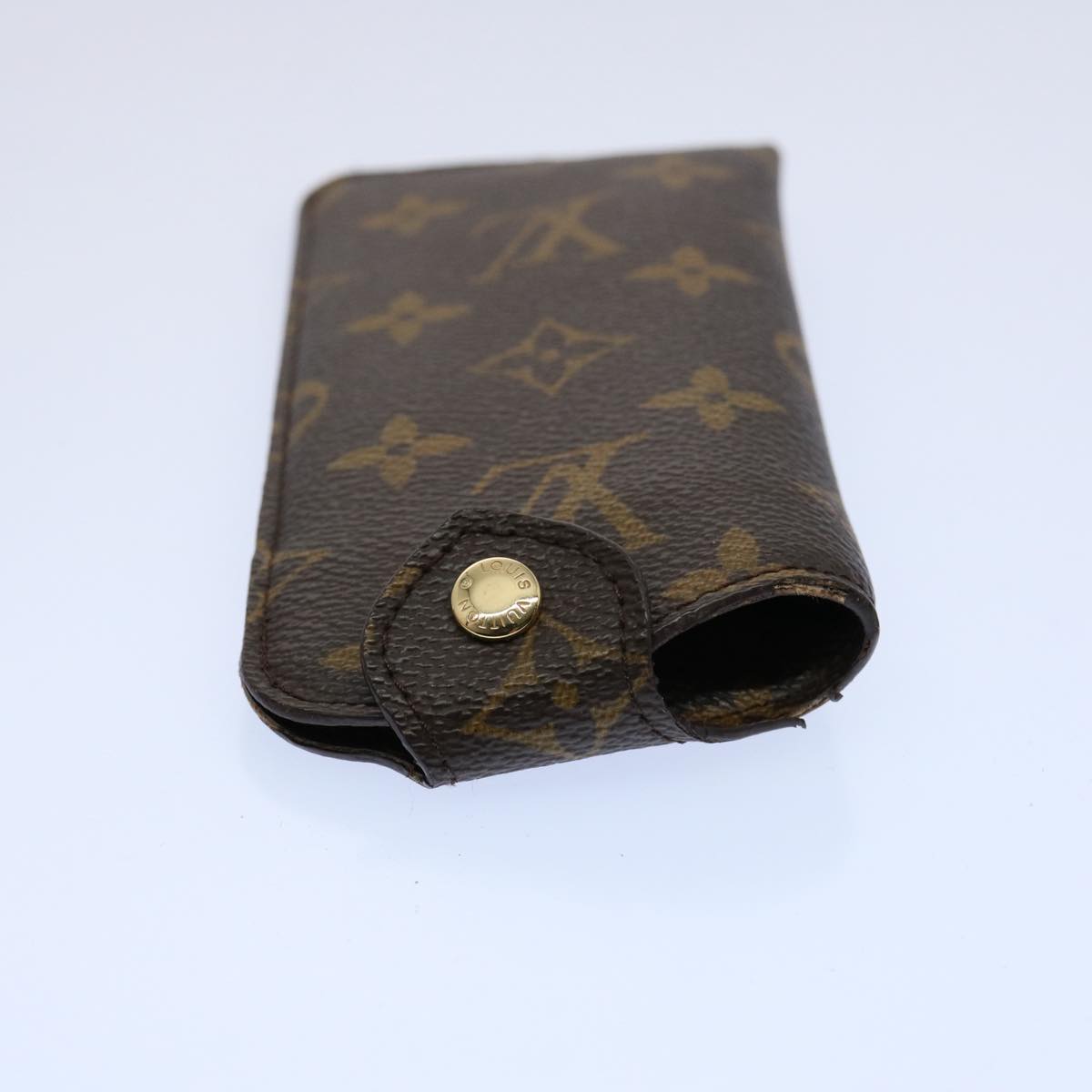 LOUIS VUITTON Monogram Etui Lunette PM Glasses Case M66545 LV Auth 60608