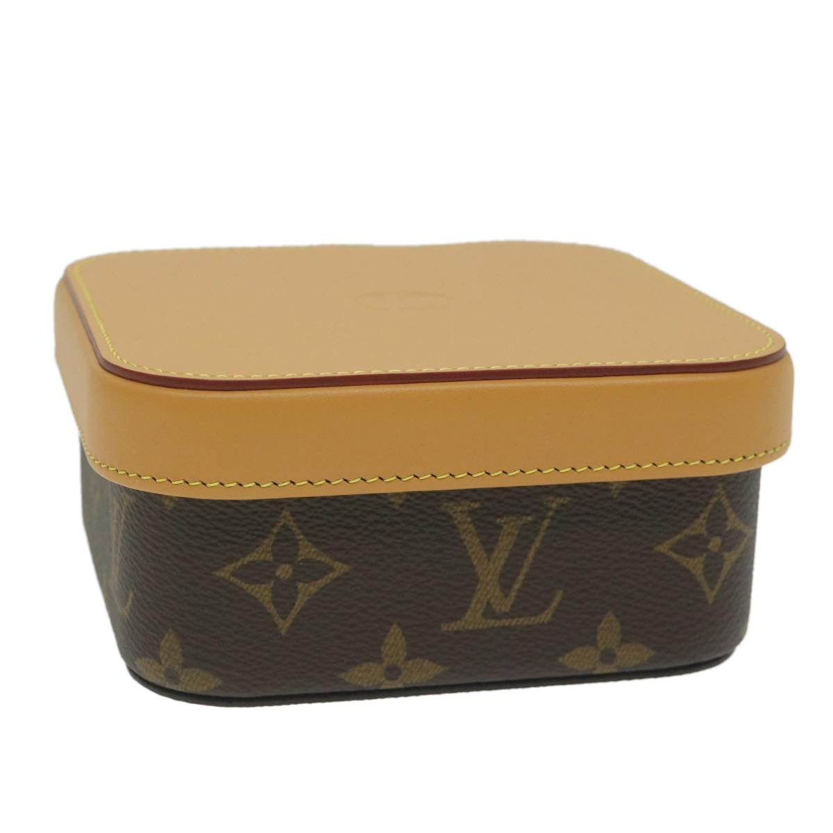 LOUIS VUITTON Monogram Boite Camille MM Jewelry Box GI0018 LV Auth 60609A