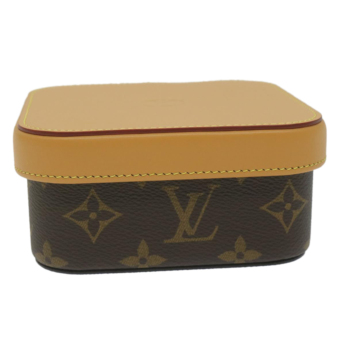 LOUIS VUITTON Monogram Boite Camille MM Jewelry Box GI0018 LV Auth 60609A