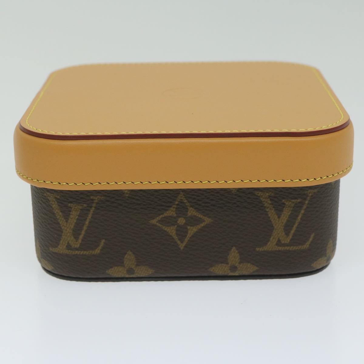 LOUIS VUITTON Monogram Boite Camille MM Jewelry Box GI0018 LV Auth 60609A