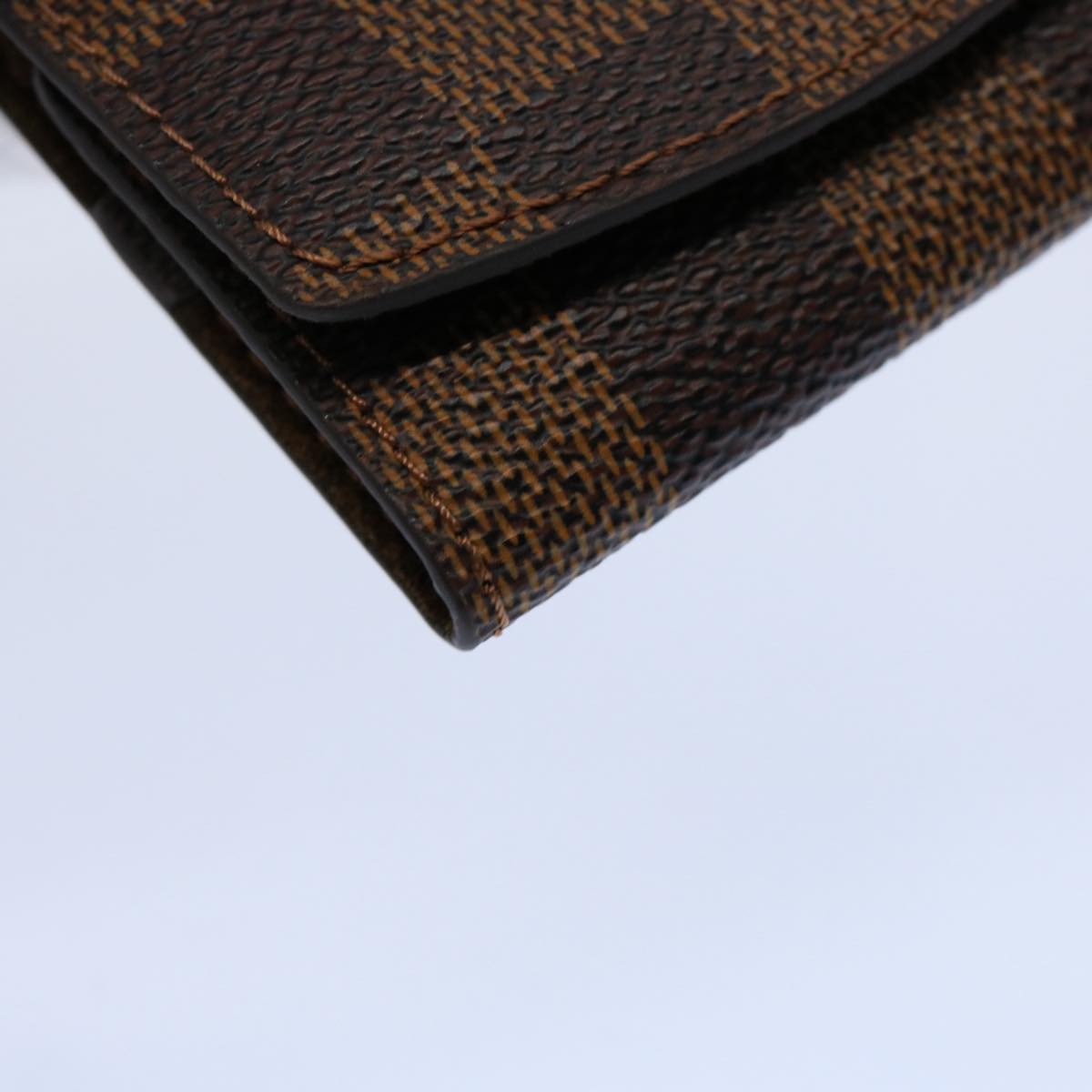 LOUIS VUITTON Damier Ebene Cuff Case M64681 LV Auth 60610